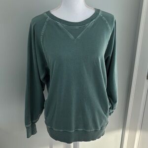 Zenana Raglan Sleeve Sweatshirt M